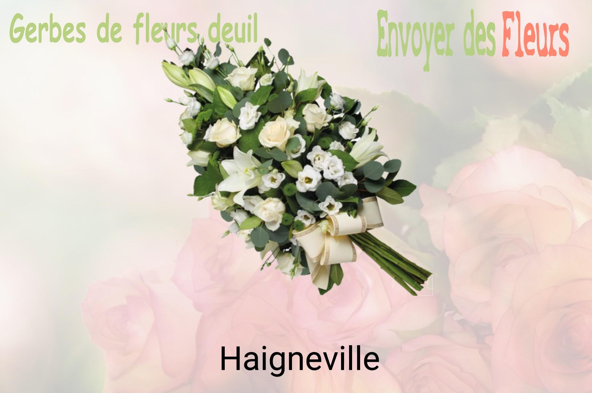 Gerbe de fleurs de deuil livrée à Haigneville